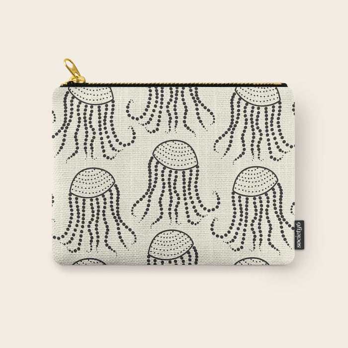 Jellyfish Pattern #jellyfishpattern Carry All Pouch Gallery Image 1