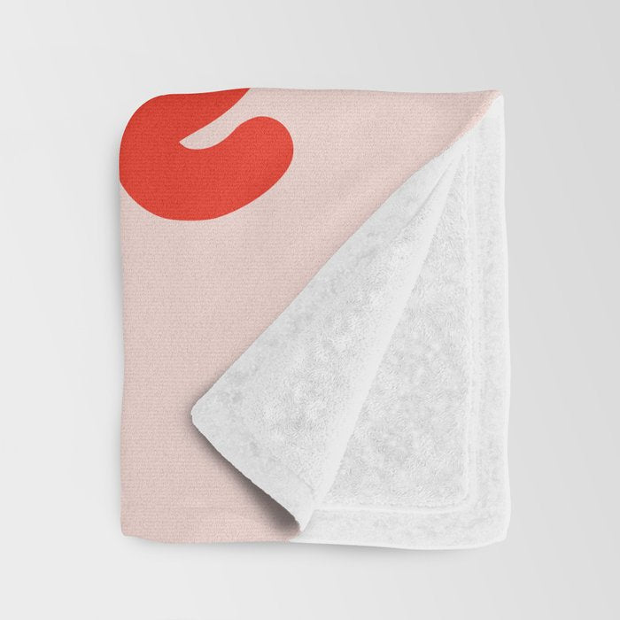 Work Hard and Be Nice to People in pink and red Throw Blanket Gallery Image 3