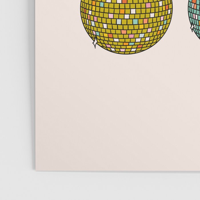 Rainbow Disco Balls Poster Gallery Image 3
