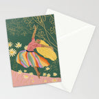 Free woman Stationery Card Gallery Image 2