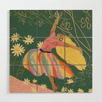 Free woman Wood Wall Art Gallery Image 1