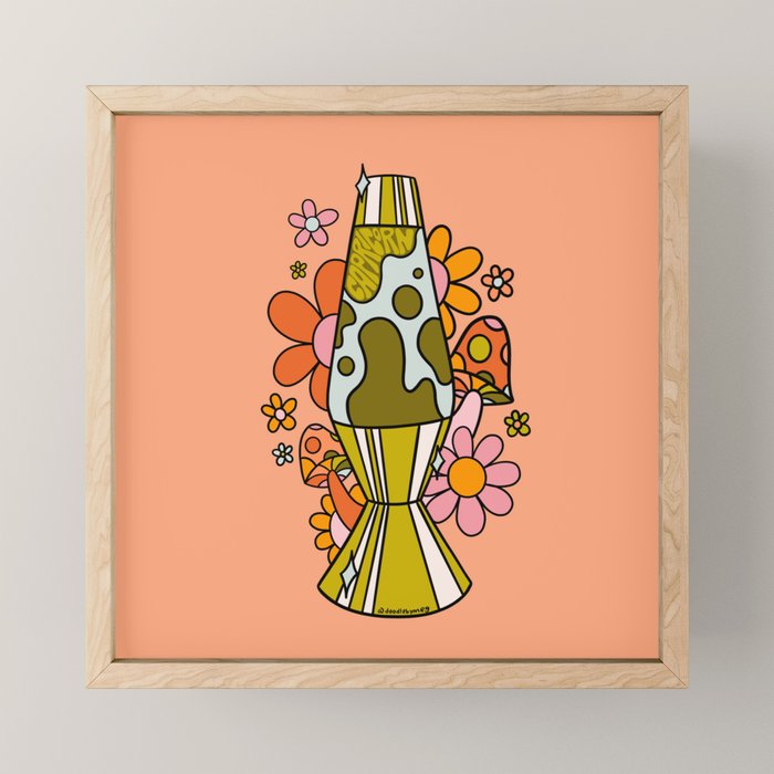 Capricorn Lava Lamp Mini Art Print Gallery Image 1