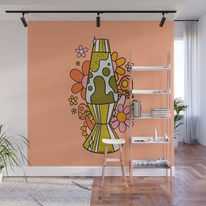 Capricorn Lava Lamp Wall Mural Gallery Image 1