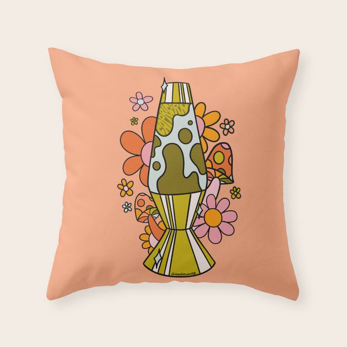 Capricorn Lava Lamp Throw Pillow Gallery Image 1