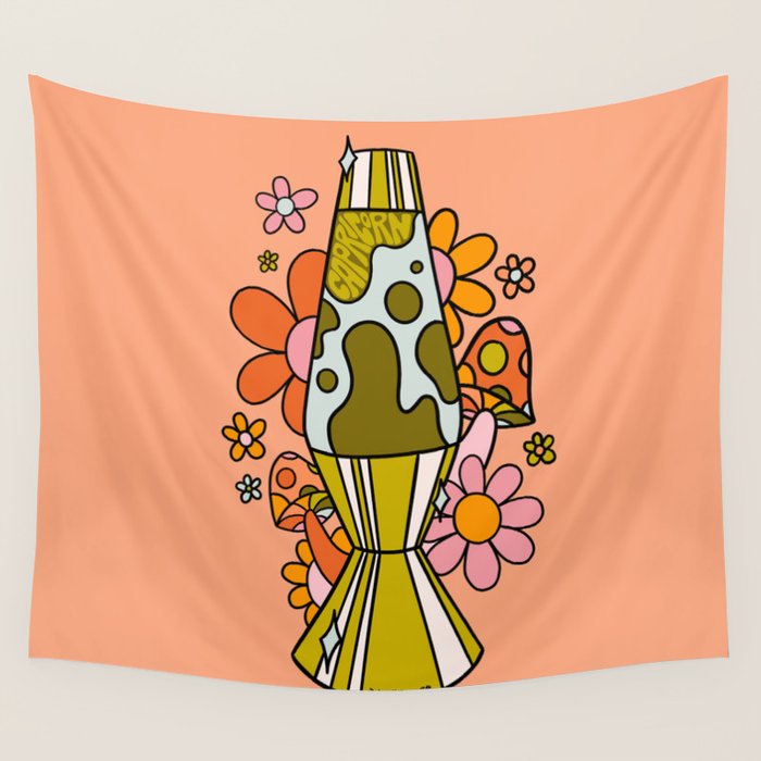 Capricorn Lava Lamp Wall Tapestry Gallery Image 4