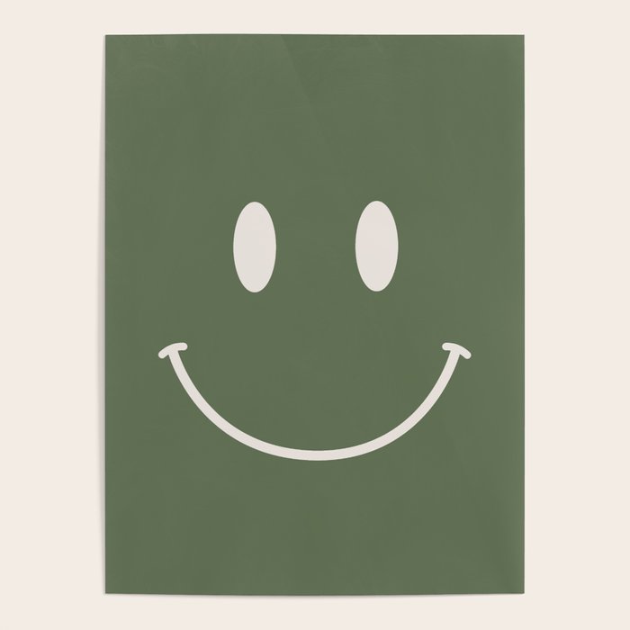 Smile Muted Green Poster Gallery Image 4