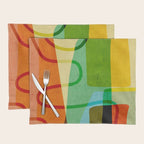 Abstract Mid-Century Modern Art Placemat Gallery Image 1