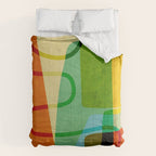 Abstract Mid-Century Modern Art Comforter Gallery Image 6