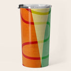 Abstract Mid-Century Modern Art Travel Mug Gallery Image 3