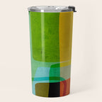 Abstract Mid-Century Modern Art Travel Mug Gallery Image 2