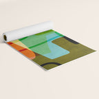 Abstract Mid-Century Modern Art Yoga Mat Gallery Image 2