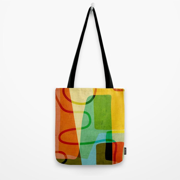Abstract Mid-Century Modern Art Tote Bag Gallery Image 2