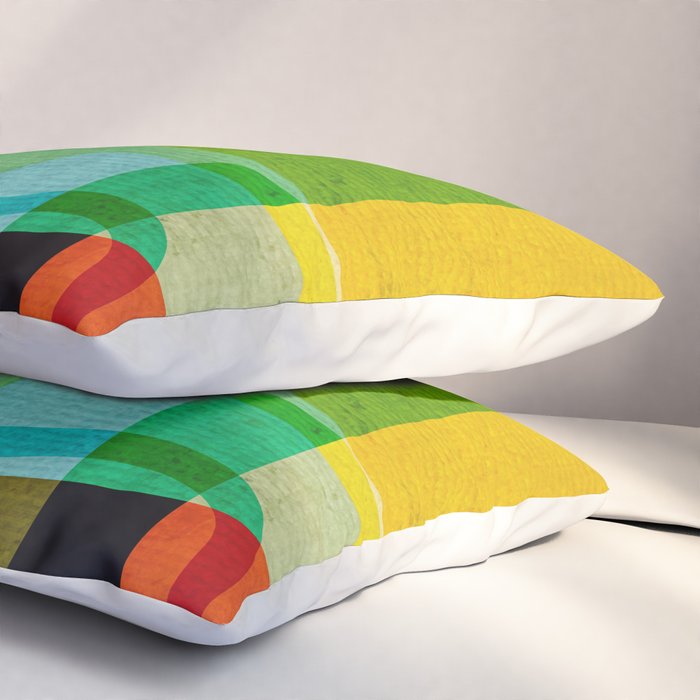 Abstract Mid-Century Modern Art Pillow Sham Gallery Image 3