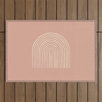 Arch Terra Pink Outdoor Rug Gallery Image 1