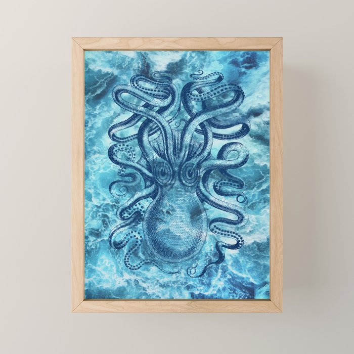 Octopus Mini Art Print Gallery Image 1