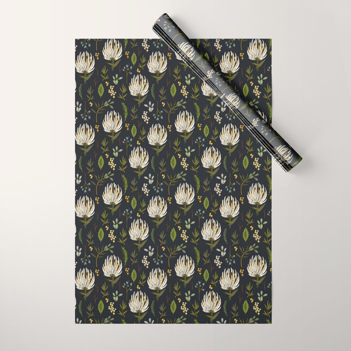 PROTEA NEUTRAL Wrapping Paper Gallery Image 1