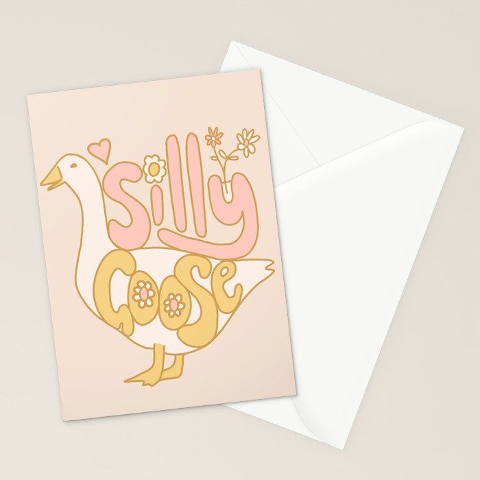 What a silly goose! Stationery Card Gallery Image 2