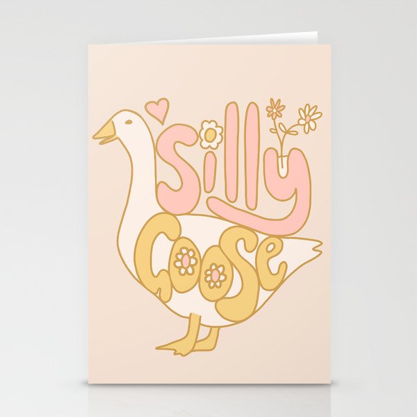 What a silly goose! Stationery Card Gallery Image 1