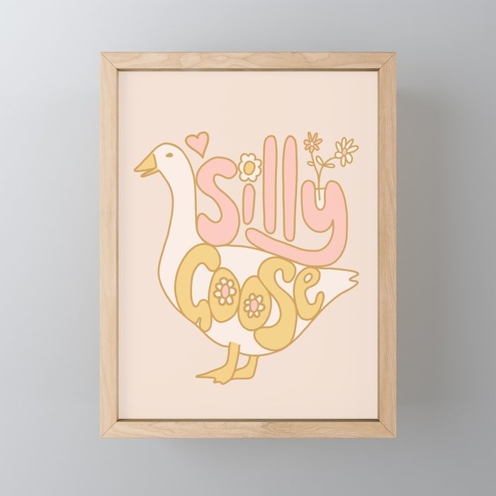 What a silly goose! Mini Art Print Gallery Image 1
