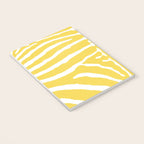 Zebra Wild Animal Print 240 Yellow Notebook Gallery Image 3