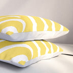 Zebra Wild Animal Print 240 Yellow Pillow Sham Gallery Image 3