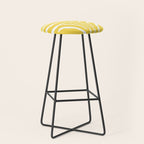 Zebra Wild Animal Print 240 Yellow Stool Gallery Image 1