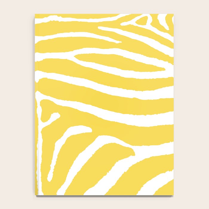 Zebra Wild Animal Print 240 Yellow Notebook Gallery Image 4
