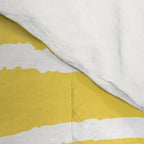 Zebra Wild Animal Print 240 Yellow Comforter Gallery Image 4