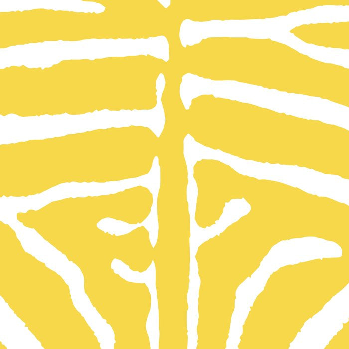 Zebra Wild Animal Print 240 Yellow Coffee Mug Gallery Image 2