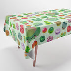 Baby succulent 3 - Mesembs(green) Tablecloth Gallery Image 1