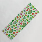 Baby succulent 3 - Mesembs(green) Yoga Mat Gallery Image 1