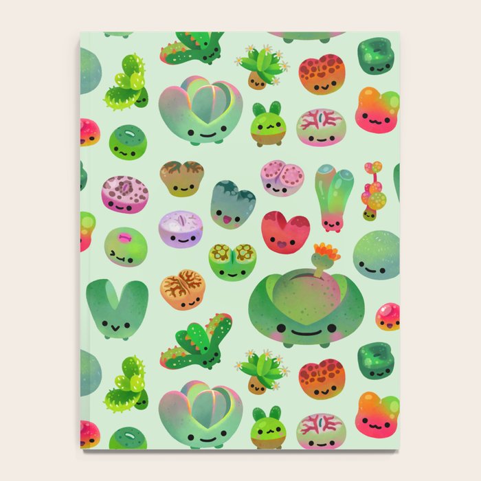 Baby succulent 3 - Mesembs(green) Notebook Gallery Image 4