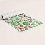 Baby succulent 3 - Mesembs(green) Yoga Mat Gallery Image 2