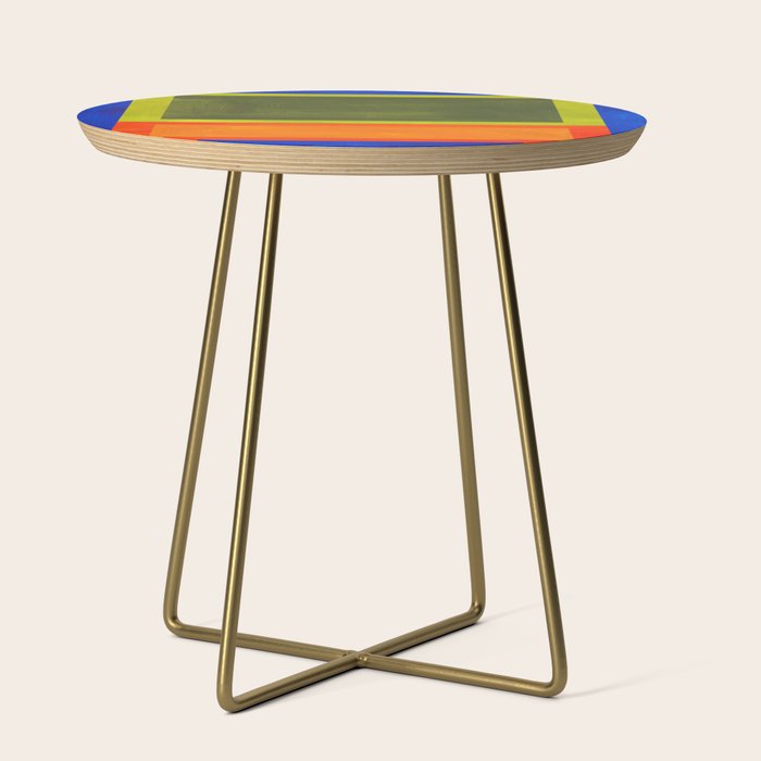 Ultramarine Blue Bloom Side Table Gallery Image 1