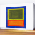 Ultramarine Blue Bloom Wall Mural Gallery Image 2