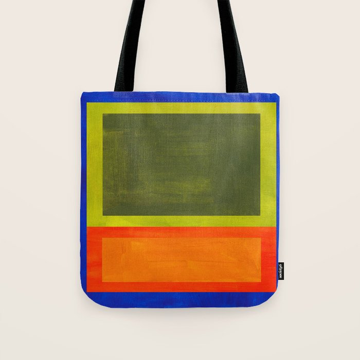 Ultramarine Blue Bloom Tote Bag Gallery Image 1