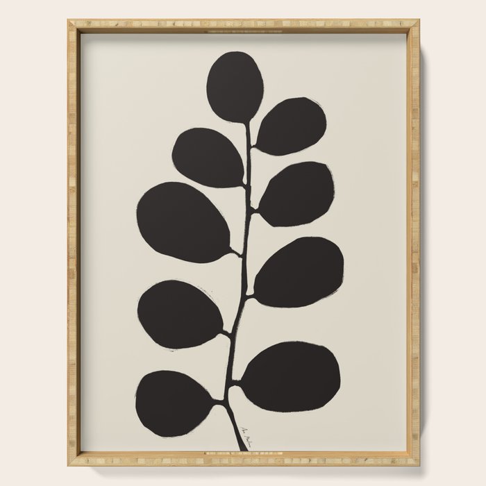 Branch silhouette II Serving Tray Gallery Image 1