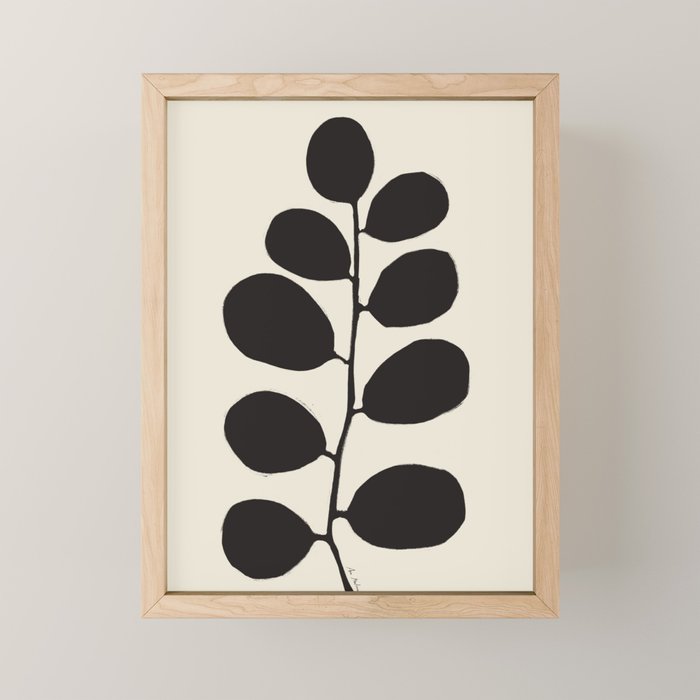 Branch silhouette II Mini Art Print Gallery Image 1