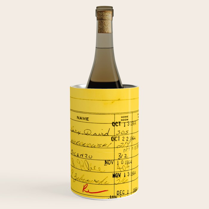Library Card 23322 Yellow Wine Chiller Gallery Image 2