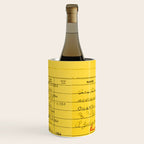 Library Card 23322 Yellow Wine Chiller Gallery Image 1