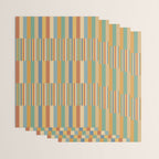 Mixed Stripes Pattern XV Vintage Summer Wrapping Paper Gallery Image 3