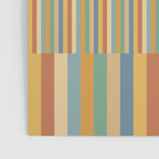 Mixed Stripes Pattern XV Vintage Summer Poster Gallery Image 3