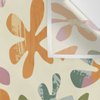 Colorful abstract flower art pattern Wall Tapestry Gallery Image 3