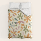 Colorful abstract flower art pattern Duvet Cover Gallery Image 6