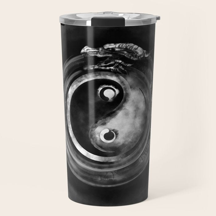 Ouroboros Yin - Yang  Travel Mug Gallery Image 1