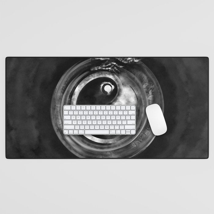 Ouroboros Yin - Yang  Desk Mat Gallery Image 1