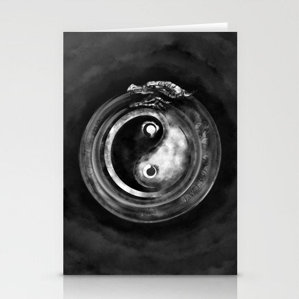 Ouroboros Yin - Yang  Stationery Card Gallery Image 1