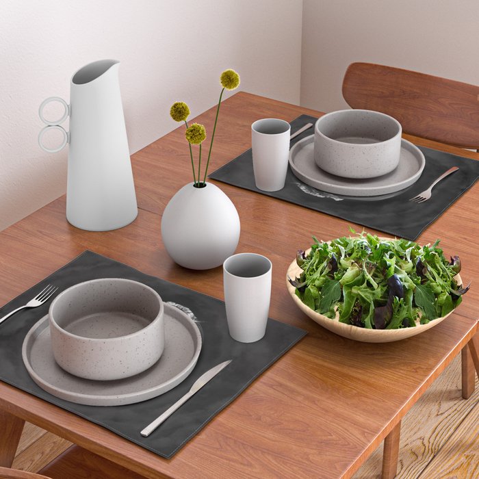 Ouroboros Yin - Yang  Placemat Gallery Image 2