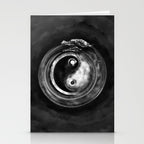 Ouroboros Yin - Yang  Stationery Card Gallery Image 2