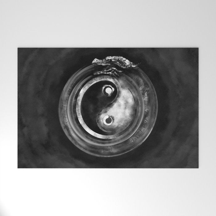 Ouroboros Yin - Yang  Welcome Mat Gallery Image 1